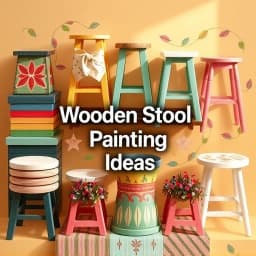 Wooden Stool Painting Ideas icon