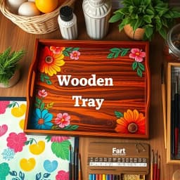 Wooden Tray Painting Ideas icon