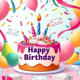 Work Birthday Email Template icon