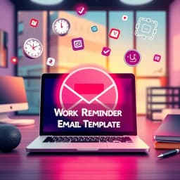 Work Reminder Email Template icon