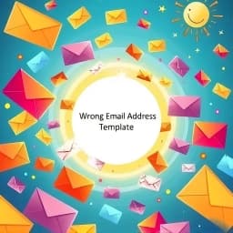 Wrong Email Address Template icon