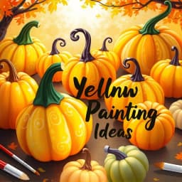 Yellow Pumpkin Painting Ideas icon