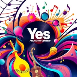 Yes Album Cover Generator icon