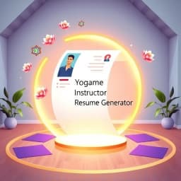Yoga Instructor Resume Generator icon