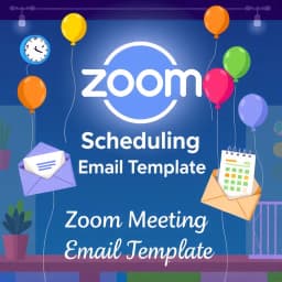 Zoom Meeting Email Template icon