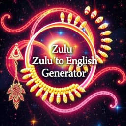 Zulu To English Generator icon